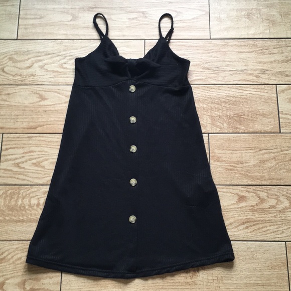 Cotton On Teagan Tie Front Black Mini Dress Sz XS - Picture 10 of 12
